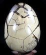 Septarian Dragon Egg Geode - Crystal Filled #37452-3